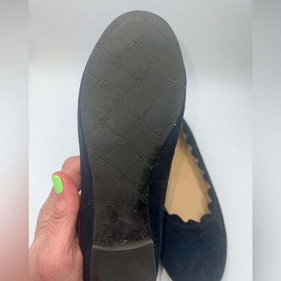 Jack Rogers Blue Suede Slip On Ballet Flats Shoes; 6M - Picture 7 of 8